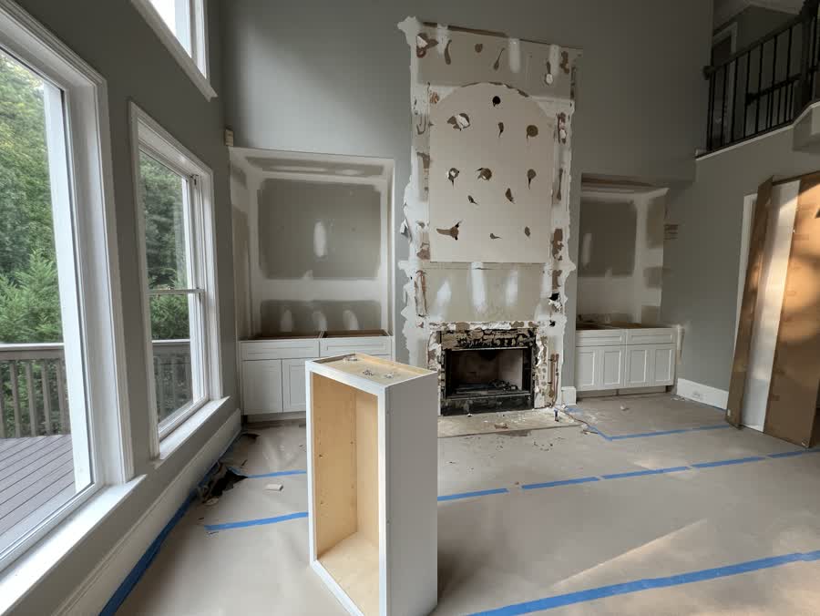 Summit Building fireplace re do 1