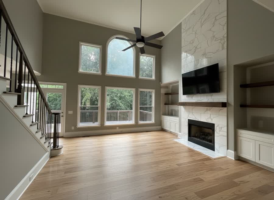 Summit Building fireplace redo finished beautfiul