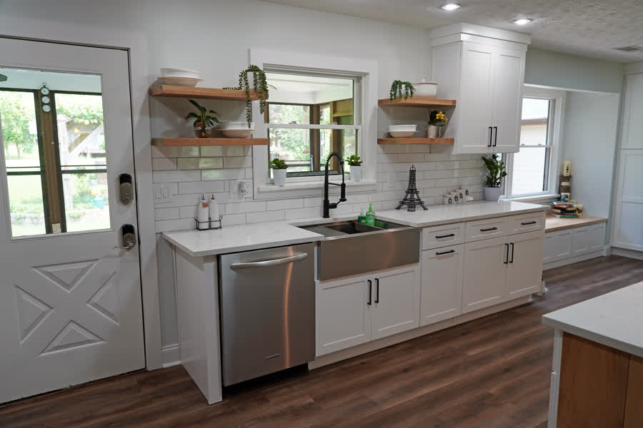 Summit Building kitchen backsplash appliance install