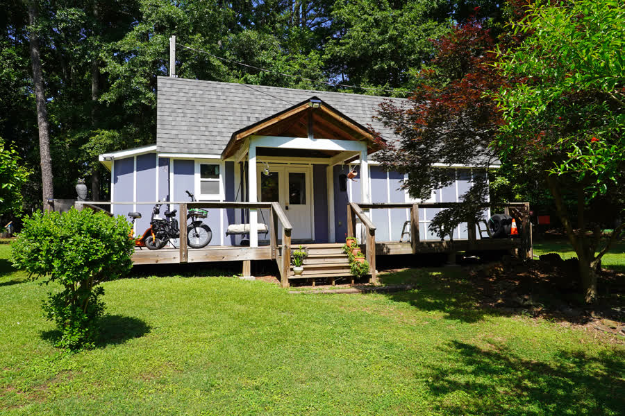 Custom home exterior project