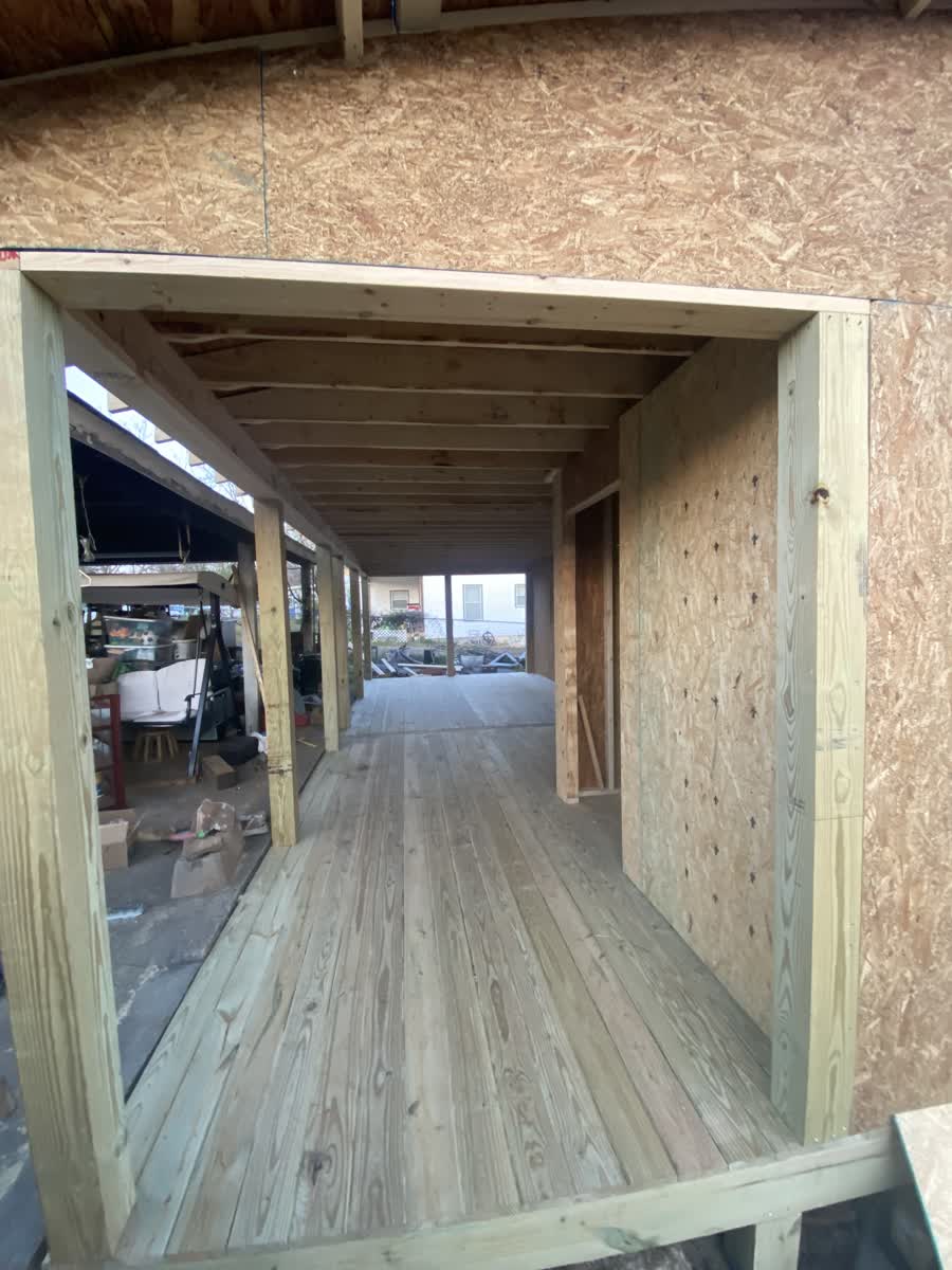 Summit Building unfinished doorway